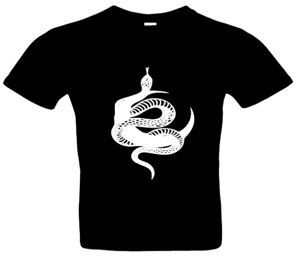 Herren T-Shirt Schlange 12