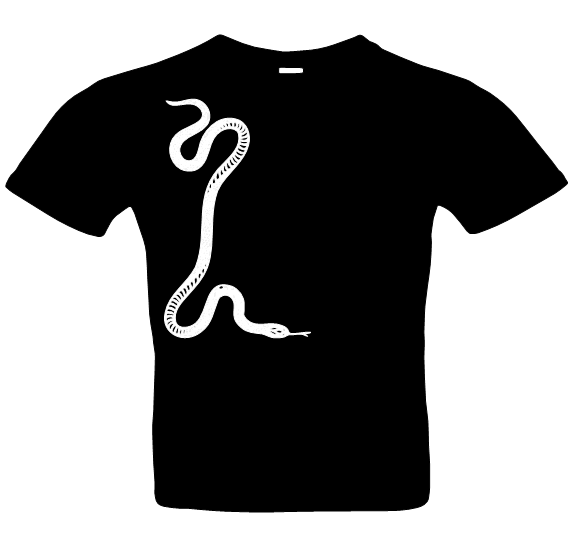 Herren Schlange 13 T-Shirt Glitzer