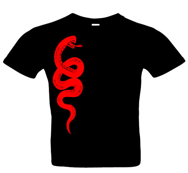 Herren T-Shirt Schlange 21