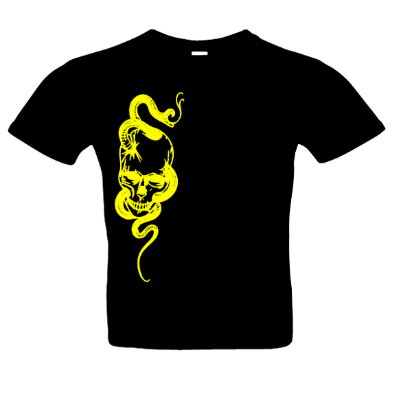 Herren T-Shirt Schlange Totenkopf 2