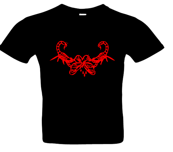 Herren T-Shirt Schmetterling 1