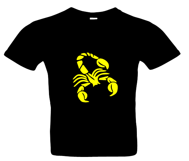 Frauen Skorpion 3 T-Shirt Glitzer