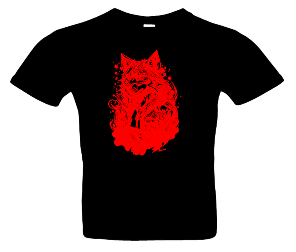 Herren T-Shirt Wolf 7