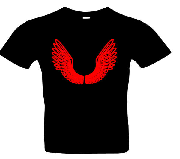 Herren T-Shirt Engelsflügel 2