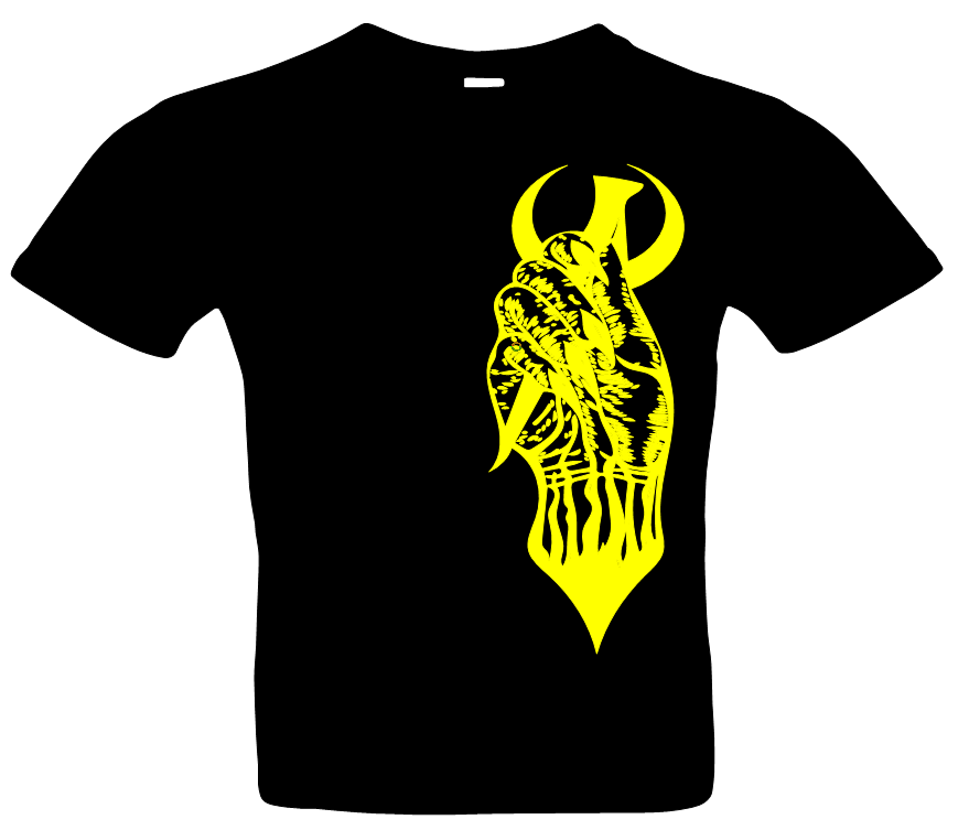 Herren Hand 16 T-Shirt Glitzer