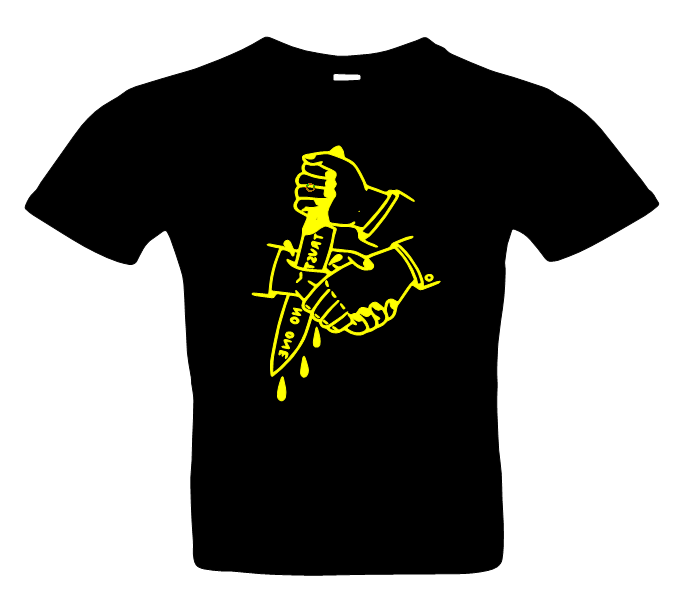 Frauen Hand Sticht Messer 1 T-Shirt Farben