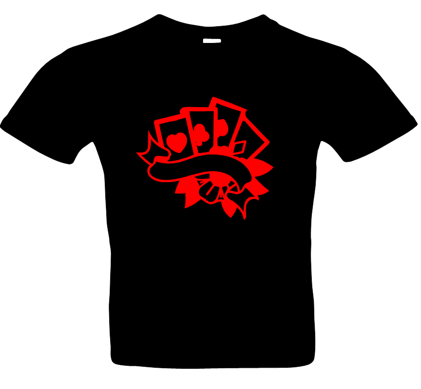 Frauen Karten 1 T-Shirt Farben