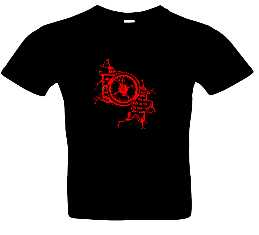 Frauen Kompass 1 T-Shirt Glitzer