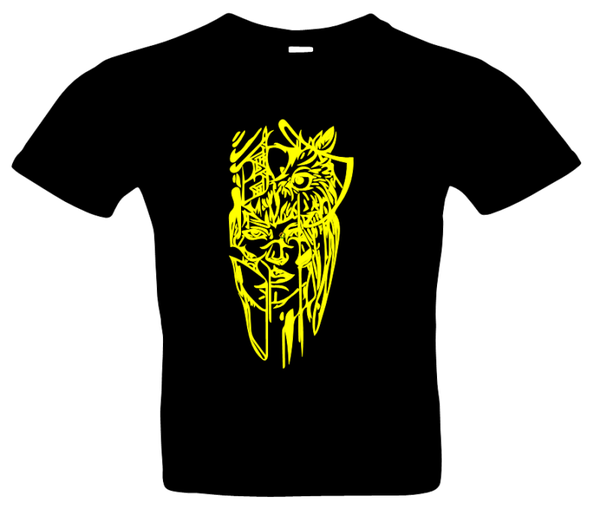 Frauen Maske 5 T-Shirt Glitzer