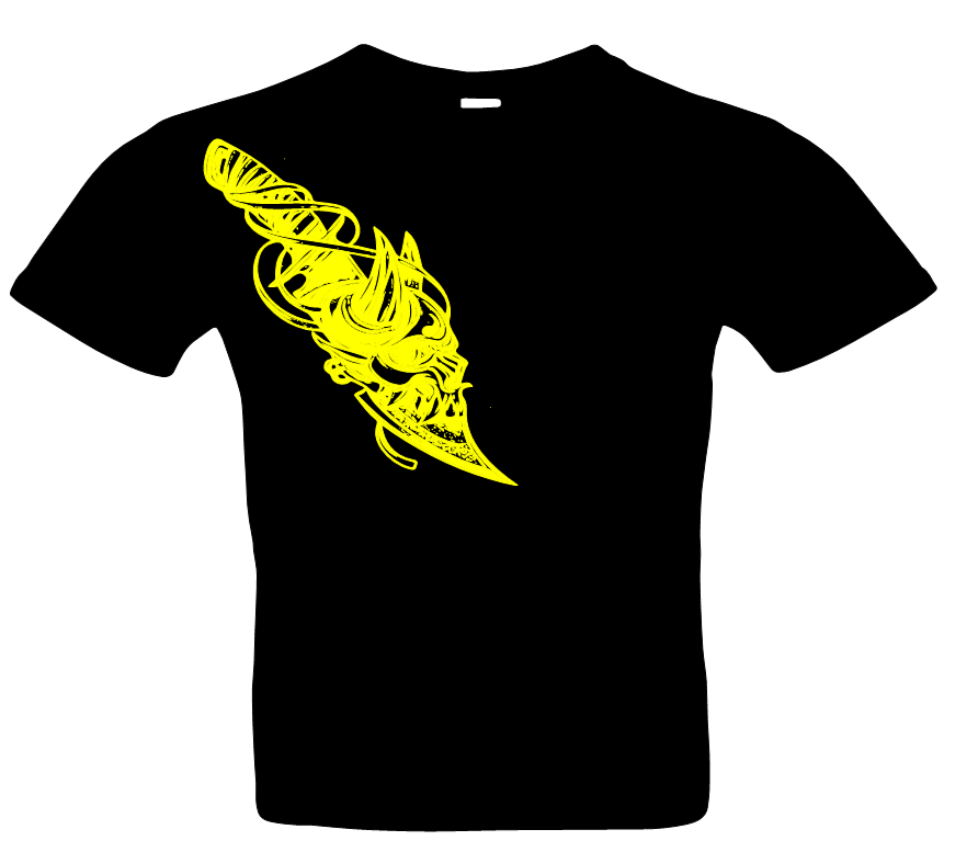 Herren Messer 6 T-Shirt Glitzer