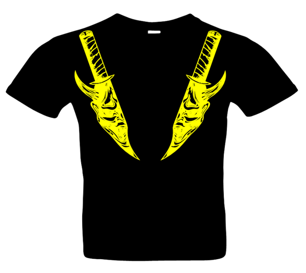 Frauen Messer 8 T-Shirt Glitzer