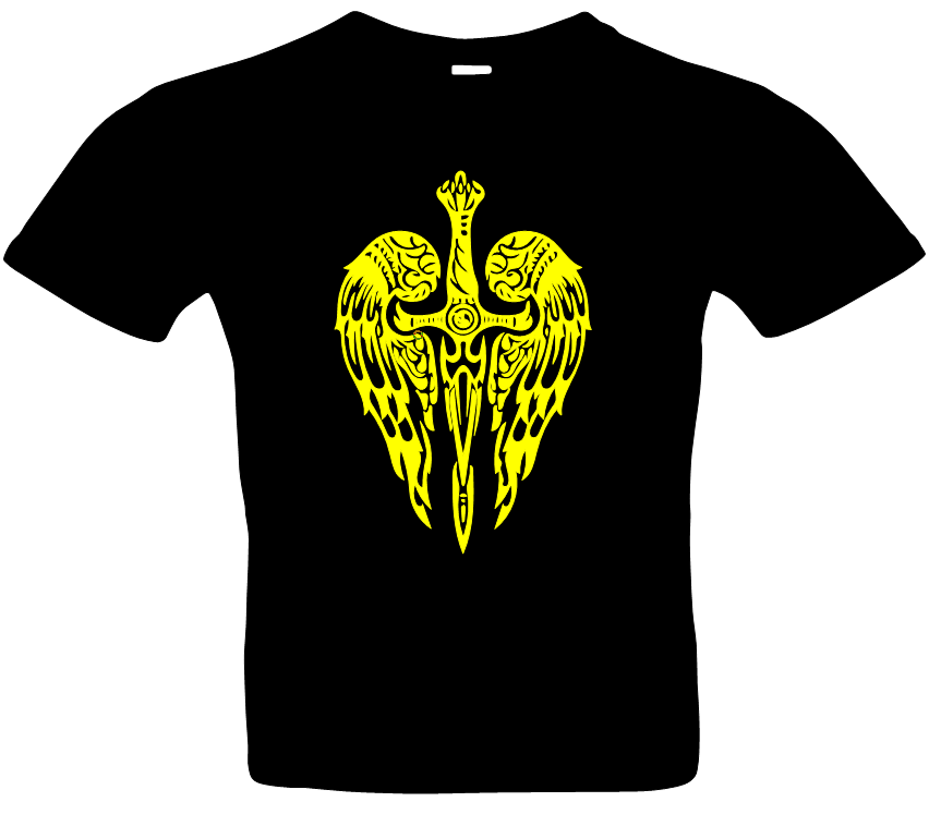 Frauen Schwert 6 T-Shirt Glitzer