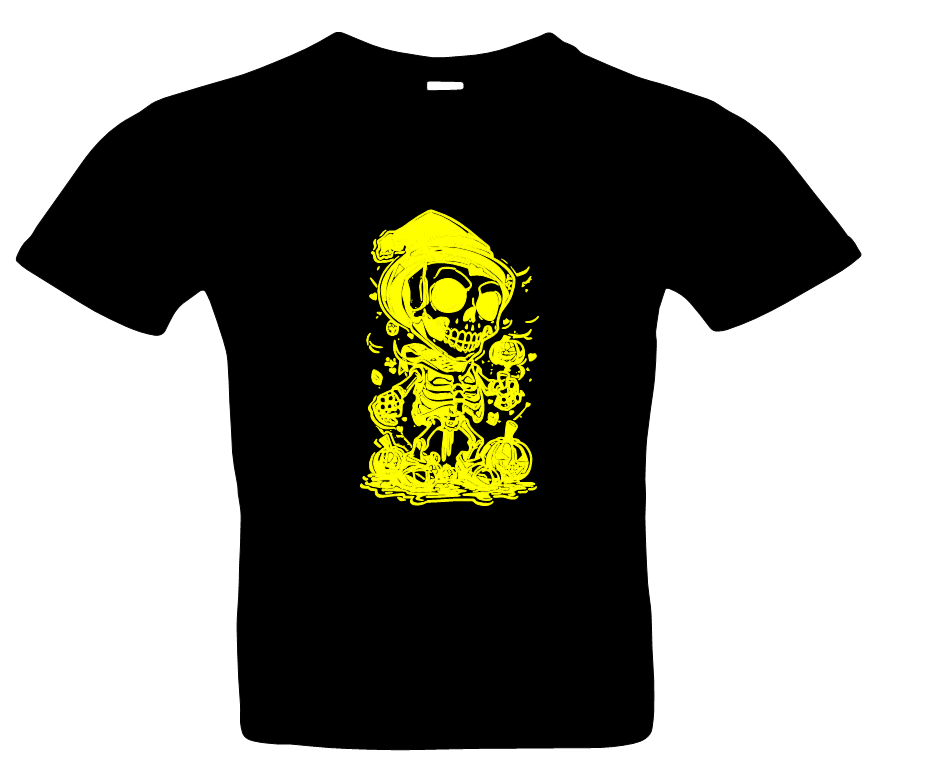 Frauen Skelett 3 T-Shirt Farben