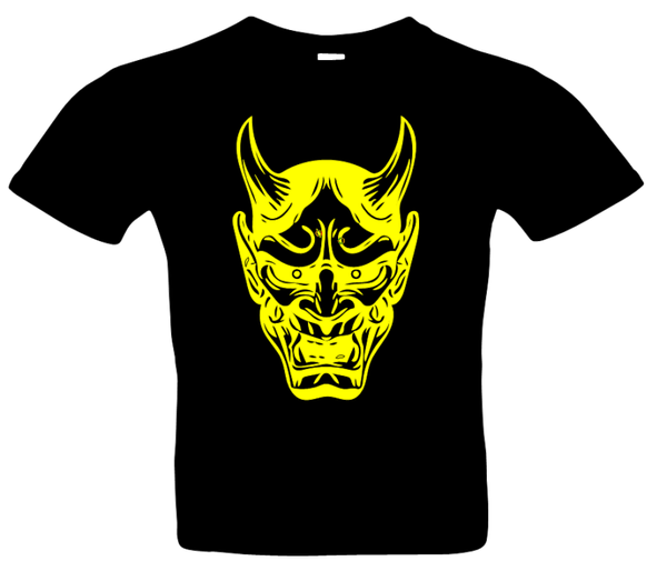 Herren Teufel Kopf 1 T-Shirt Glitzer