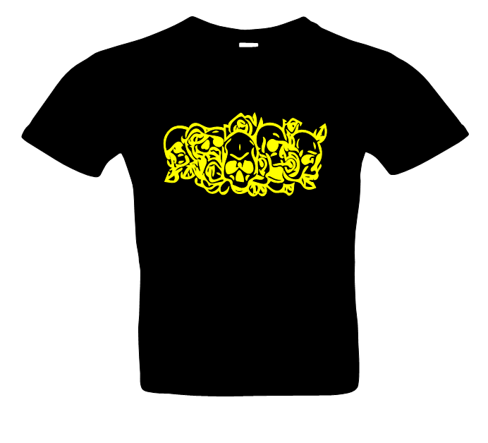 Herren Totenkopf 20 T-Shirt Farben