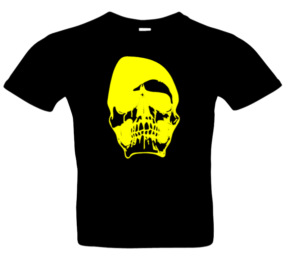Herren Totenkopf 33 T-Shirt Glitzer