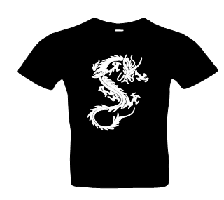 Frauen Drachen 4 T-Shirt Glitzer
