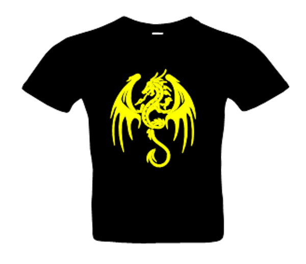 Herren T-Shirt Drachen 7