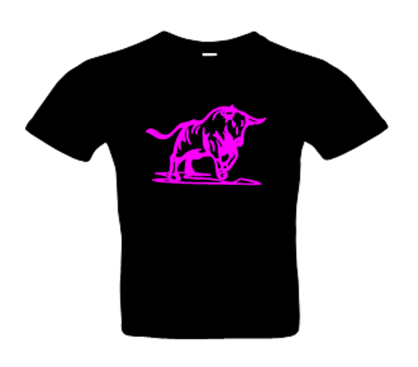 Herren Stier 1 T-Shirt Glitzer