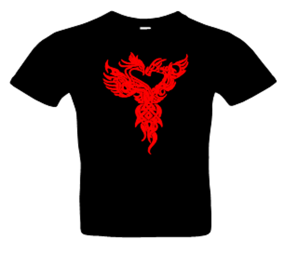 Frauen Herz 3 T-Shirt Glitzer