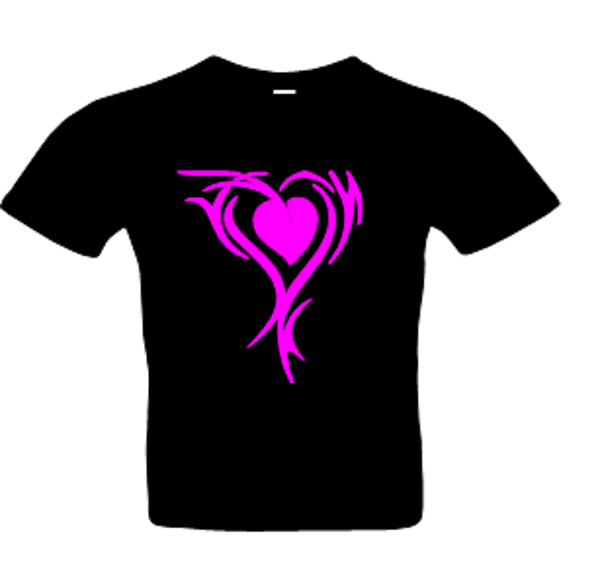 Frauen Herz 4 T-Shirt Farben