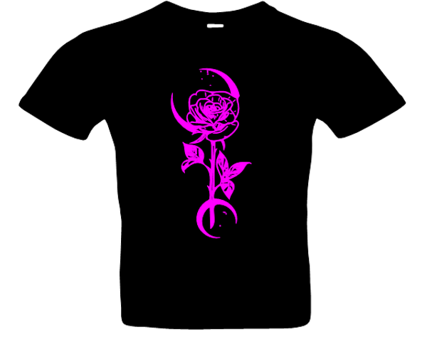 Herren Rose 11 T-Shirt Glitzer