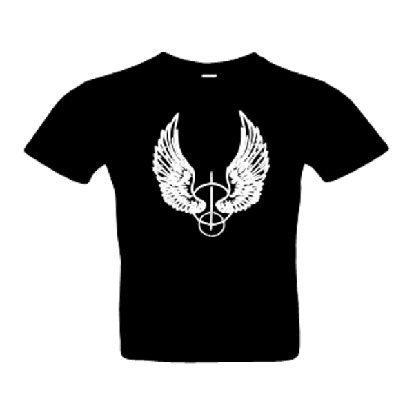 Herren Engelsflügel 6 T-Shirt Glitzer