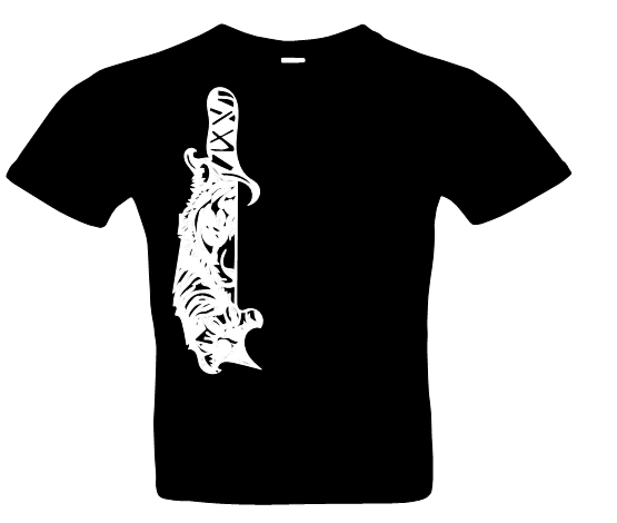 Frauen Messer 3 T-Shirt Farben