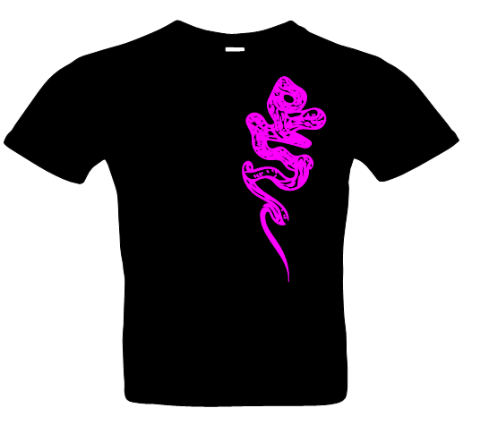 Frauen Schlange 15 T-Shirt Glitzer