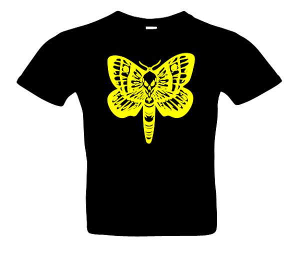 Herren Schmetterling Totenkopf 3 T-Shirt Farben