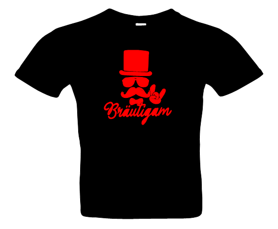 Frauen Team Bräutigam 2 T-Shirt Glitzer