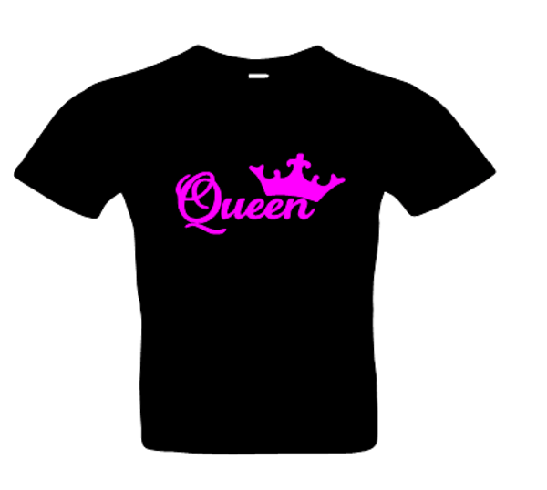 Frauen Queen 1.1 T-Shirt Glitzer