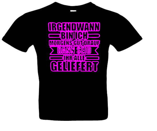 Herren T-Shirt Schriftzug 1
