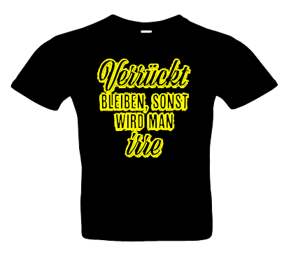 Herren T-Shirt Schriftzug 3