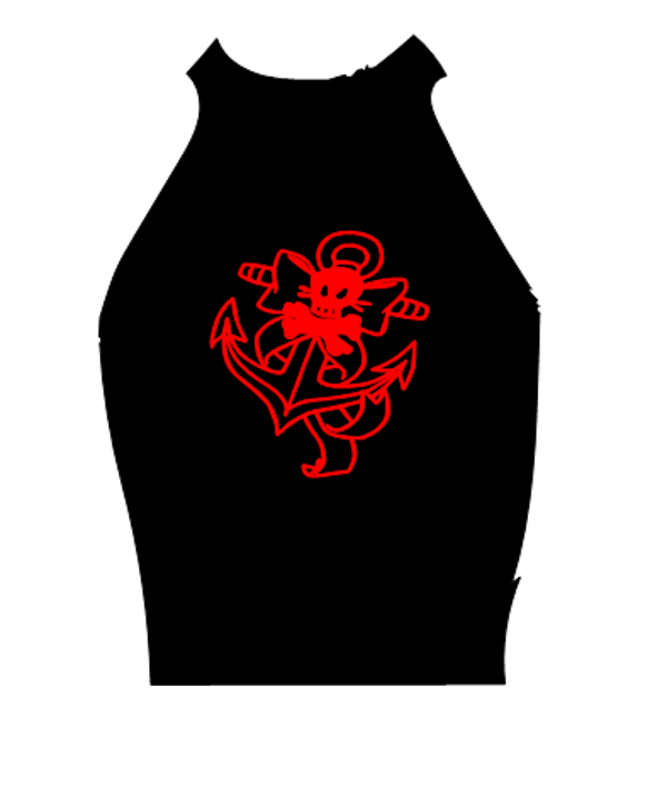 Turtleneck Short Top Anker 1
