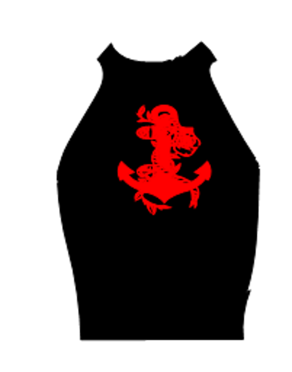 Turtleneck Short Top Anker 4
