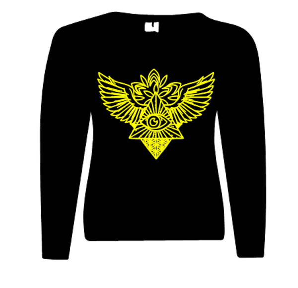 Frau Pullover/Sweatshirt Engelsflügel Pyramide 1