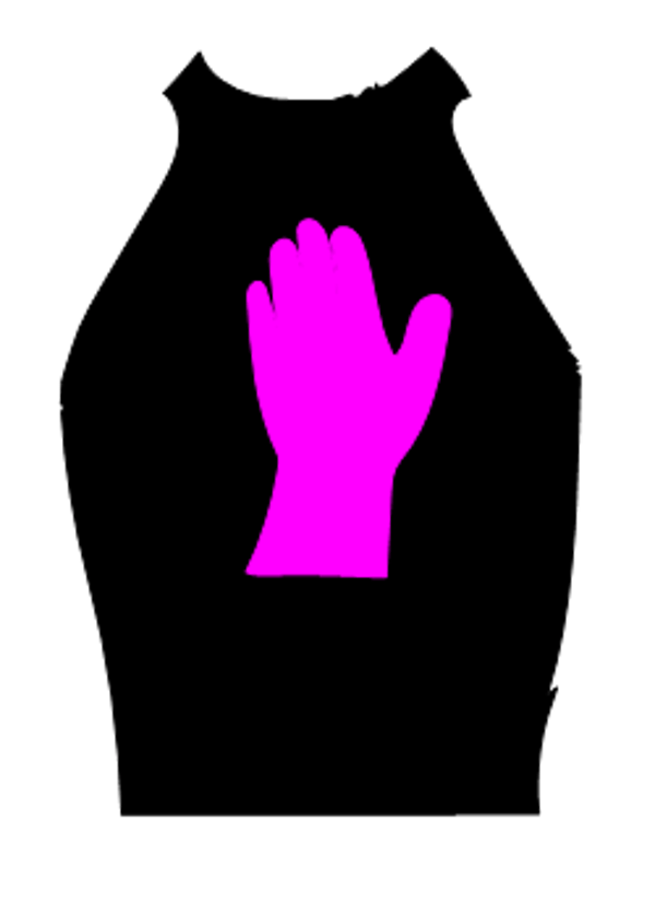 Turtleneck Short Top Hand 7