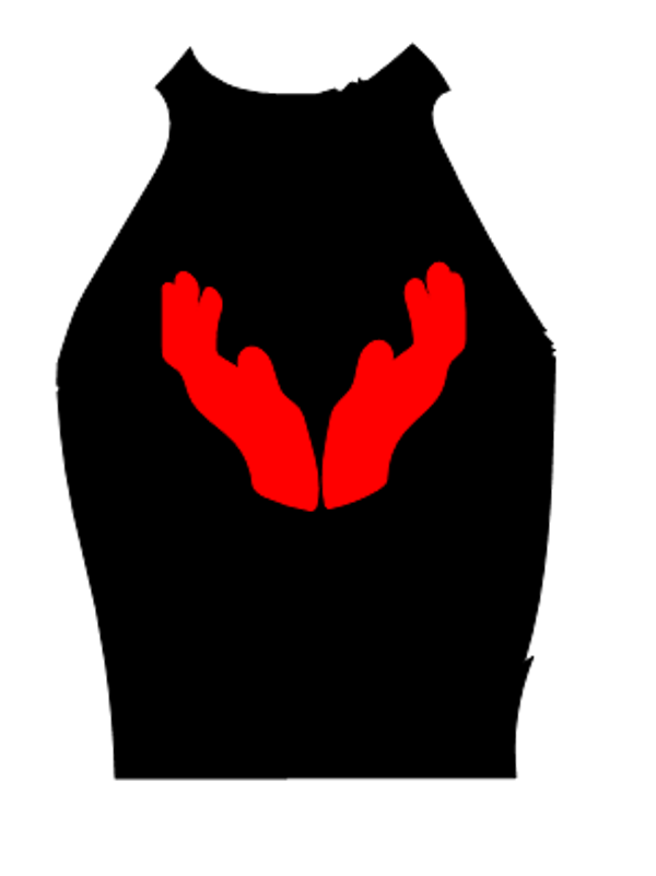 Turtleneck Short Top Hand 8
