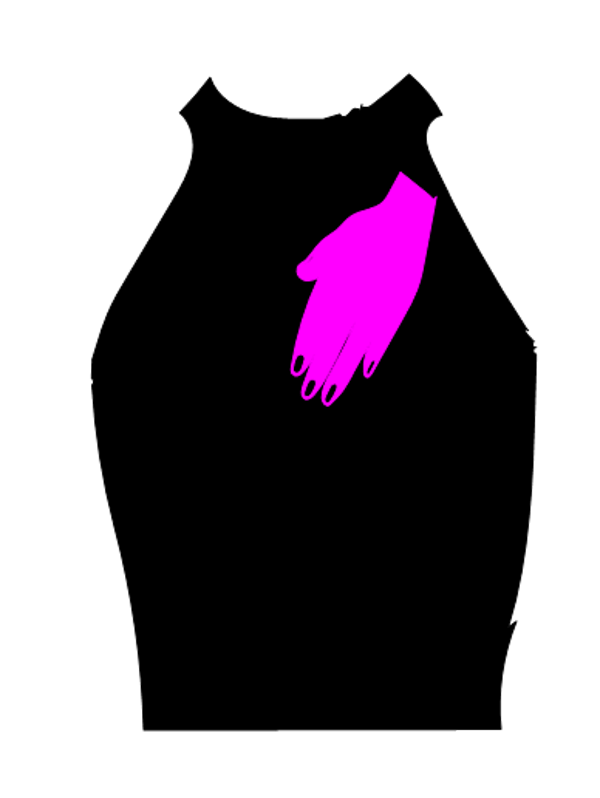 Turtleneck Short Top Hand 9