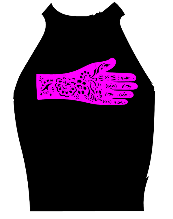 Turtleneck Short Top Hand 10