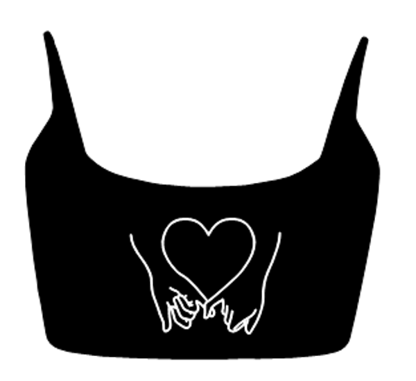 Cami Top Hand mit Herz 2
