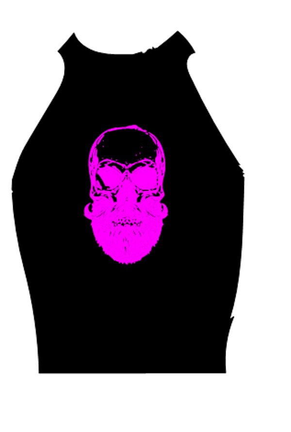Turtleneck Short Top Kopf mit Barth 1