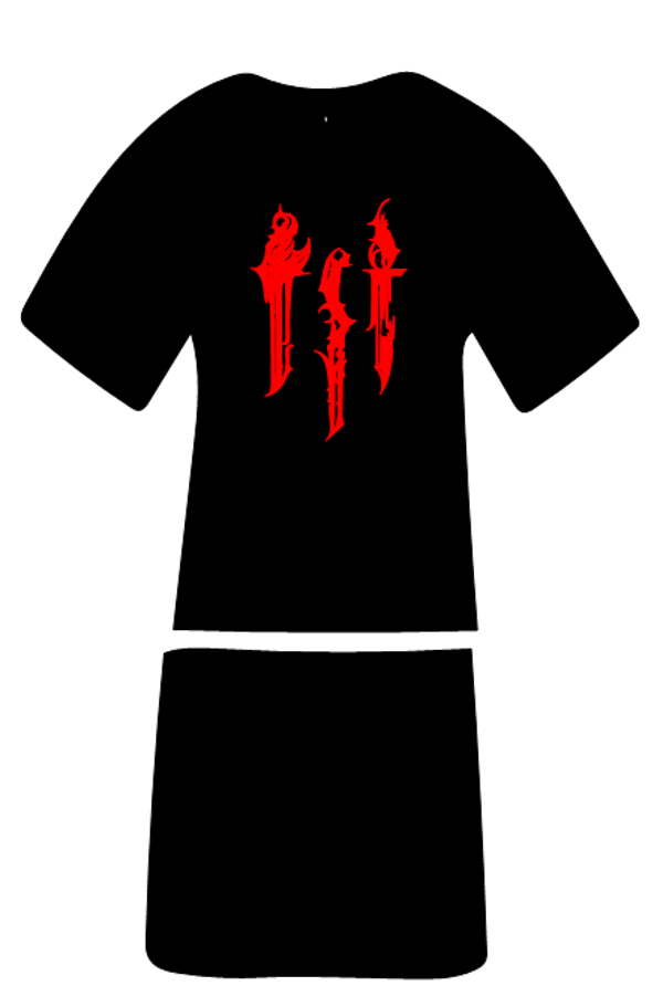 Langes Shirt/ Kleid Messer 4