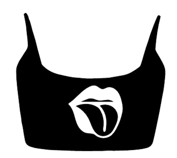 Cami Top Mund Zunge Raus 3