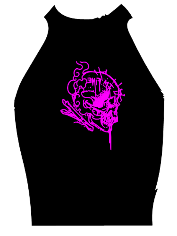 Turtleneck Short Top Totenkopf 29