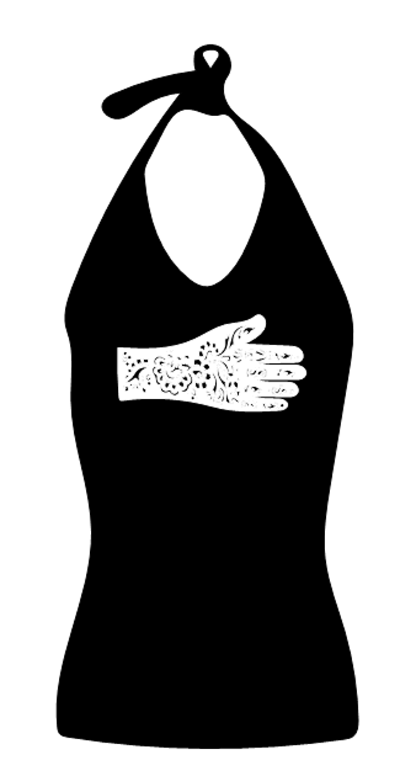 Neckholder Top Hand 10