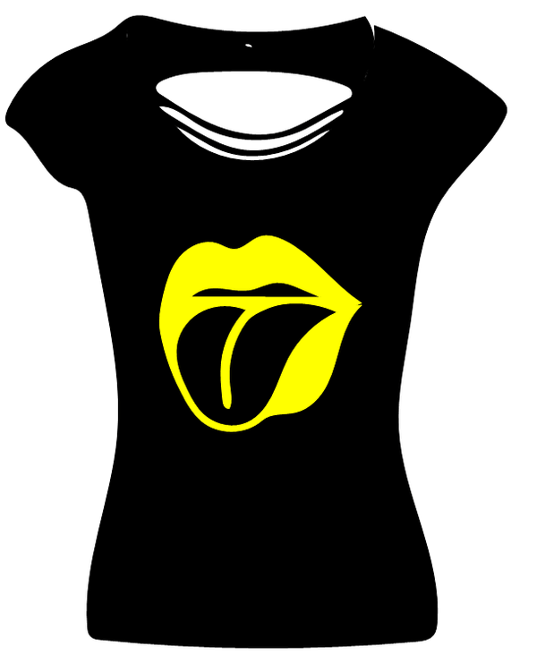 Back Cut Top Mund Zunge Raus 3