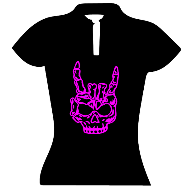 Corporate Top Keyhole Totenkopf 10