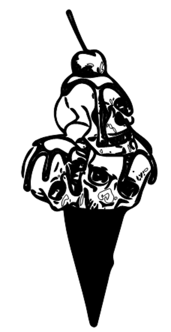 Frauen T-Shirt Eis 1